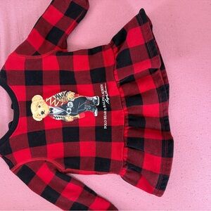 Ralph Lauren Red Textured Fabric